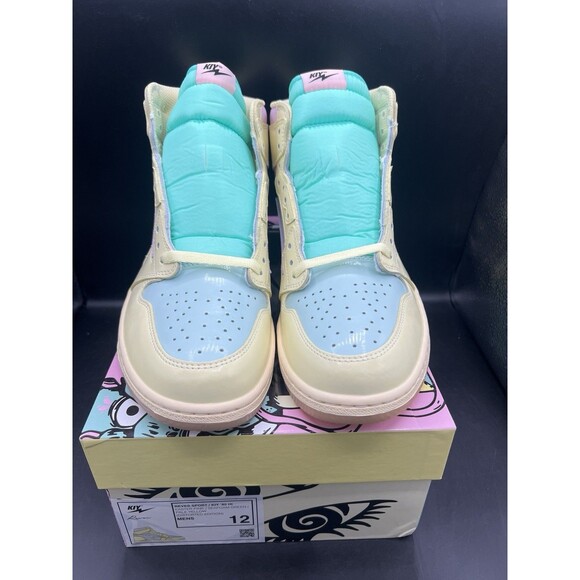 Reves Paris Air KIY \'85 Hi \'Easter Distorted Edition\' Men’s Size 12 DS OG ALL main image 15